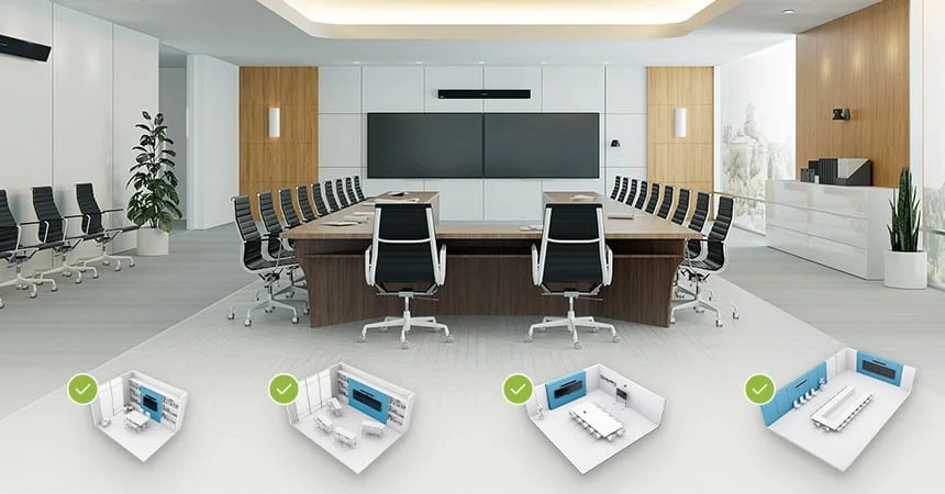 Board room and large conference room